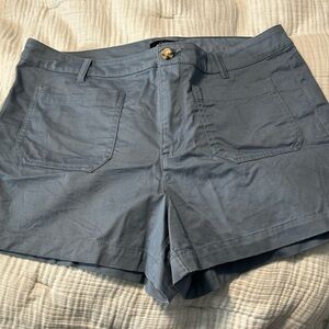 Quince Slate Blue Women's Cargo Shorts